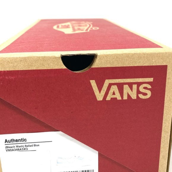 💖MEGA SALE💖VANS Women  VN0A348A3XO Authentic Bleach Wash Ballad Blue Canvas - Picture 2 of 13